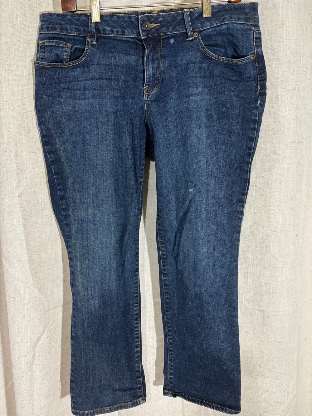 Classic Women’s Sonoma Dark Blue Jeans - Comfortable Mid Rise Straight Leg